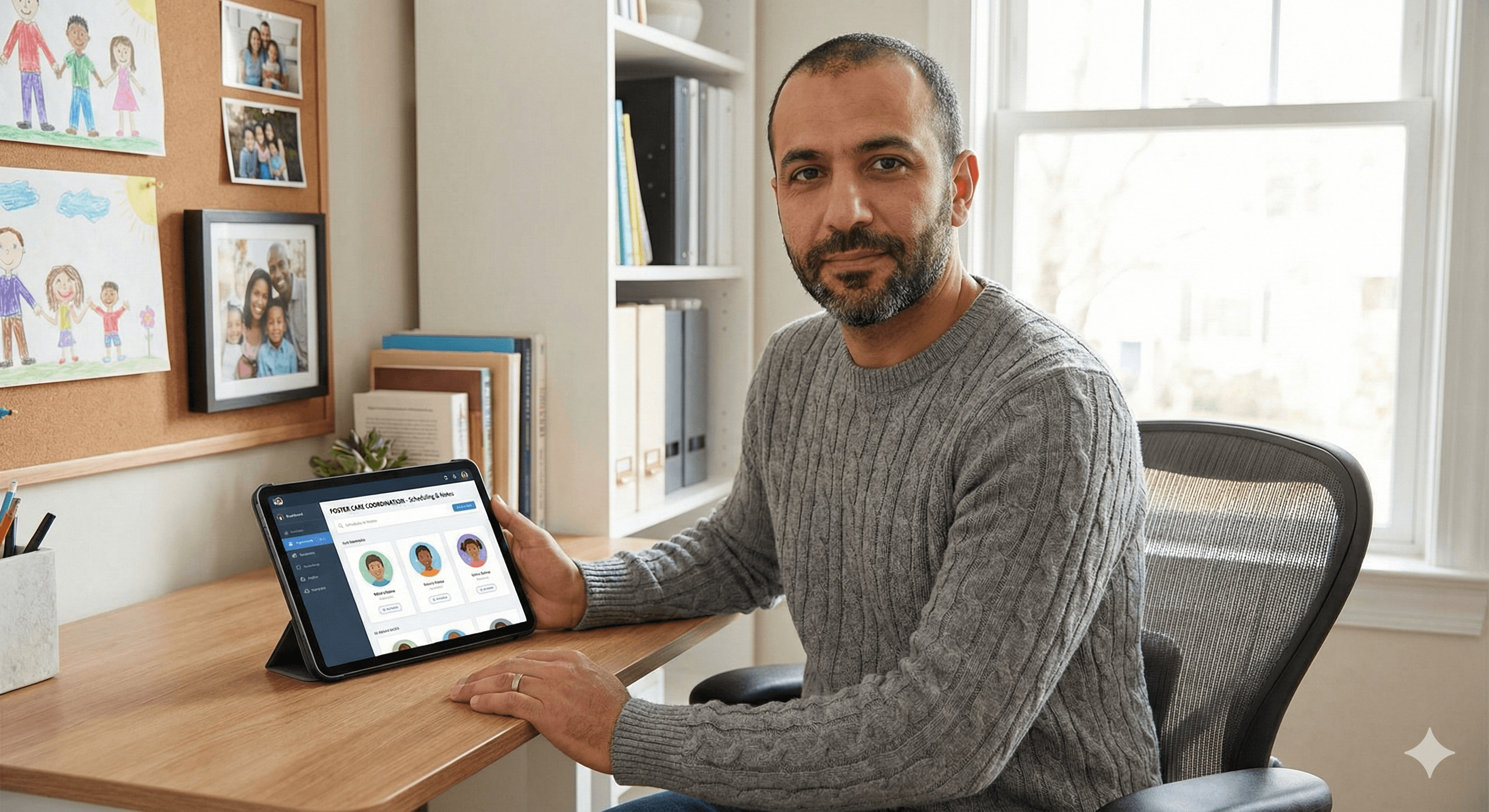 Foster families receiving support